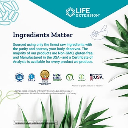 Life Extension Magnesium (Citrate) 100 mg - Gluten-Free, Non-GMO - 100 Vegetarian Capsules in India