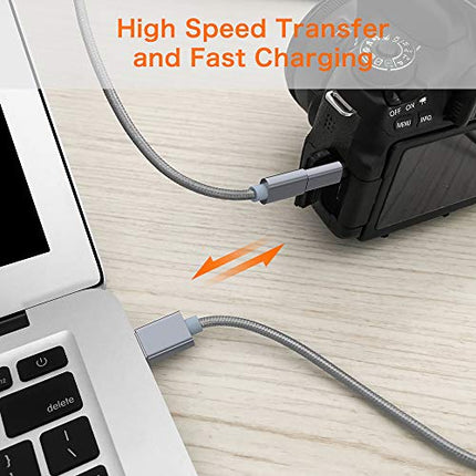 USB C to Mini USB 2.0 Adapter, (2-Pack)Type C Female to Mini USB 2.0 Male Convert Connector Support Charge & Data Sync Compatible GoPro Hero 3+, MP3 Players, Dash Cam, Digital Camera, GPS Receiver etc in India
