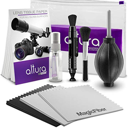 Altura Photo Professional Cleaning Kit for DSLR Cameras and Sensitive Electronics Bundle with Refillable Spray Bottle
