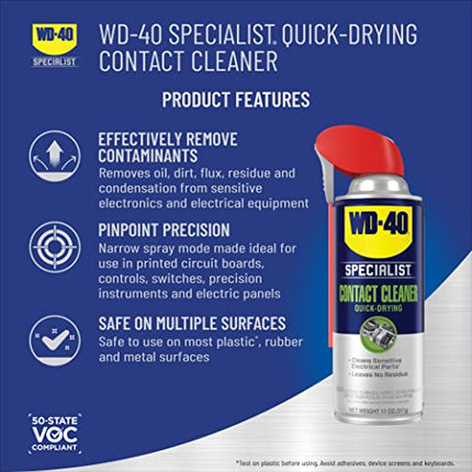 Buy WD-40 Specialist Contact Cleaner Spray, 11 oz. India
