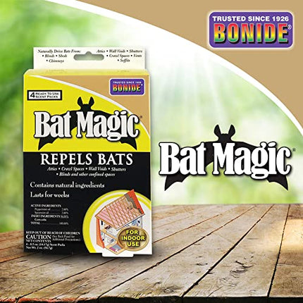 Bonide 876 4Pk Repellent Bat Magic Ready-To-Use, 4-Pk, (4) 0.5 oz. Pouches in India