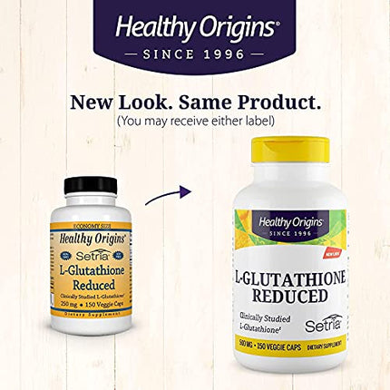 Healthy Origins 500 mg L-Glutathione Reduced