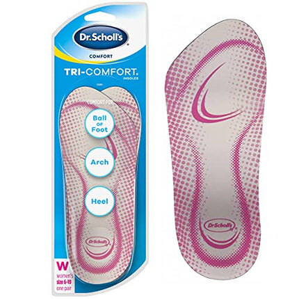 Dr. Scholls Comfort Tri-Comfort Insoles for Women, 1 Pair, Size 6-10 in India