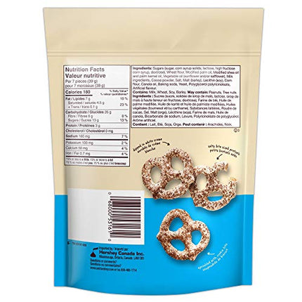 HERSHEY'S Cookies' N' Creme Coated Pretzels, 170g/6 oz., Imported from Canada)