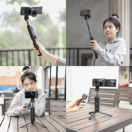 Buy MT-40 Remote Shooting Grip Extendable Vlogging Grip Handle Tripod Camera Selfie Video Recording in India