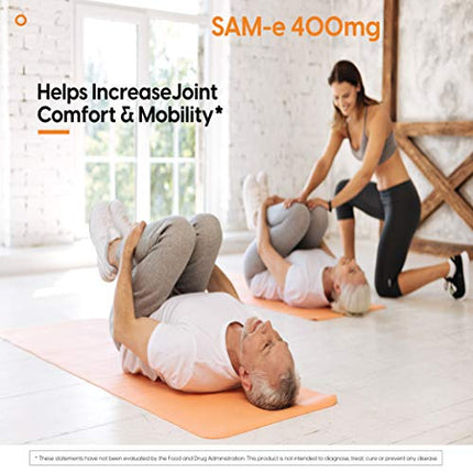 Buy Doctor's  SAM-e 400 mg, Vegan, Gluten Free, Soy Free, Mood and Joint Support, 60 Enteric Coated Tablets India