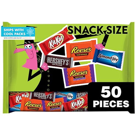 Buy Hershey Assorted Milk Chocolate, Peanut Butter and Coconut Flavors Snack Size, Halloween Candy Variation in India