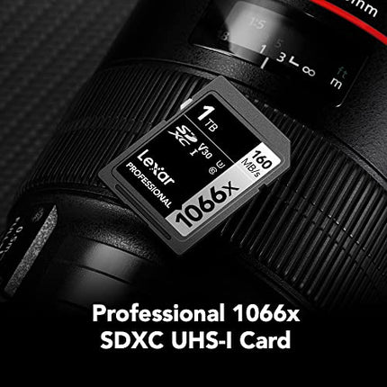 Buy Lexar Professional 1066x 128GB SDXC UHS-I Memory Card SILVER Series, C10, U3, V30, Full-HD & 4K in India