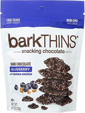 Buy Bark Thins Blueberry Quinoa with Agave Dark Chocolate Snacks, 4.7 Ounce -- 12 per case12 India