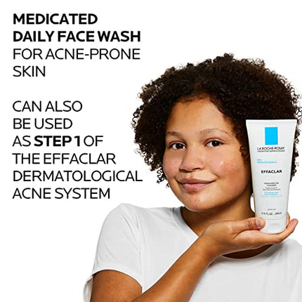 La Roche-Posay Effaclar Medicated Gel Facial Cleanser, Foaming Acne Face Wash with Salicylic Acid, Helps Clear Acne Breakouts and with Oily Skin Control, Oil Free, Fragrance Free in India