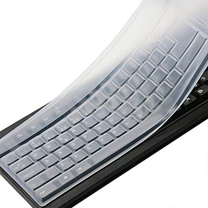Buy Clear Desktop Computer Keyboard Cover Skin for PC 104/107 Keys Standard Keyboard, Anti Dust Waterproof Keyboard Protector Skin India