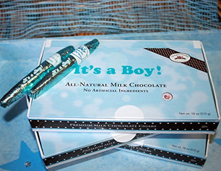 Buy It's a Boy Blue Chocolate Cigars - Box of 24 India