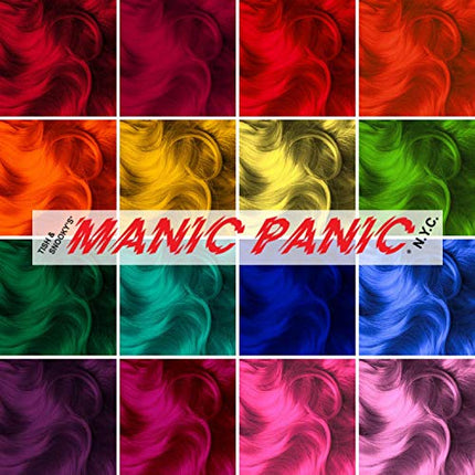 MANIC PANIC Flash Lightning Hair Bleach Kit - 40 Volume Developer + Bleach Powder Hair Lightener For Dark Hair + Lifting up to Seven Levels - Vegan And Cruelty Free in India