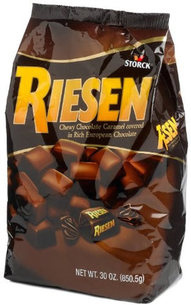 Riesen Chewy Chocolate Caramel Covered in Rich European Chocolate (2) 30 Oz Bags Individually Wrapped Pieces