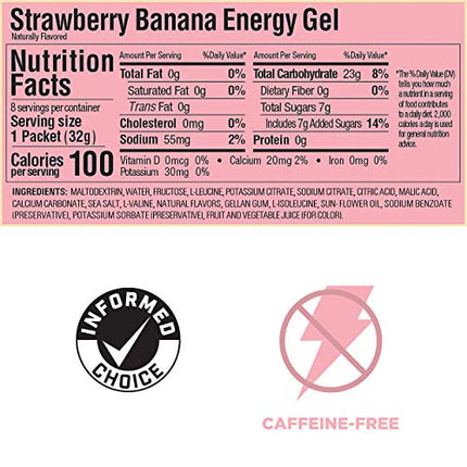 Strawberry Banana GU Energy Gels