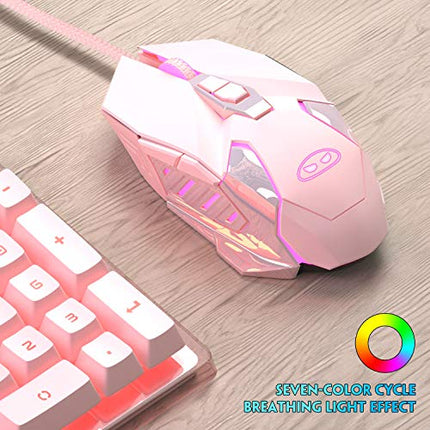 Buy MageGee G10 Gaming Mouse Wired, 7 Colors Breathing LED Backlit Gaming Mouse, 6 Adjustable DPI in India.