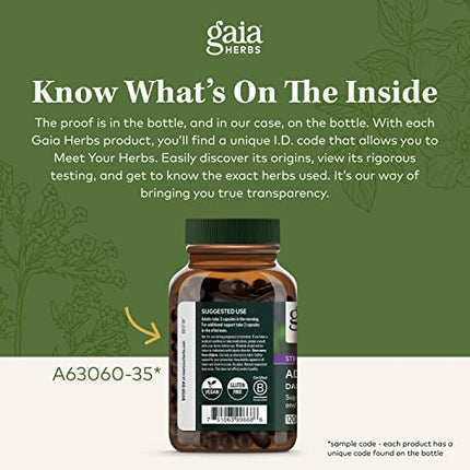 Gaia Herbs Vitex Berry (Chaste Tree) - Supports Hormone Balance & Fertility for Women - Helps Maintain Healthy Progesterone Levels to Support Menstrual Cycle Health - 60 Vegan Caps (30-Day Supply)
