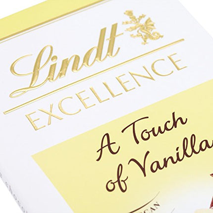 Lindt Excellence White Chocolate Bar with a Touch of Madagascan Vanilla , 100 g