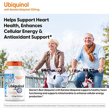 Buy Doctor's  Ubiquinol with Kaneka QH, Non-GMO, Gluten Free, Soy Free, Heart Health, 100 mg, 60 Softgels India