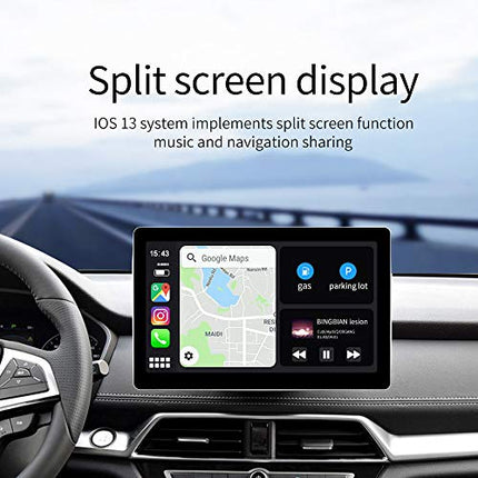 CarlinKit Wired CarPlay Dongle Android Auto for Car Radio with Android System Version 4.4.2 and Above, Install The AutoKit App in The Car System, Dongle Connect The Car's AutoKit App to get CarPlay