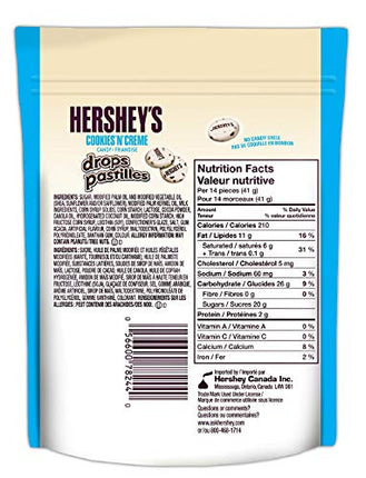 Buy HERSHEY'S DROPS Chocolate Candy, Cookies 'N' CrÃ¨me, 200 Gram India