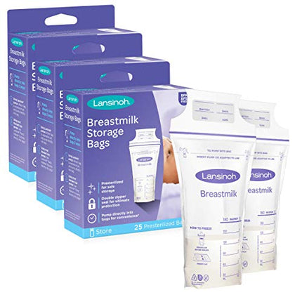 Lansinoh Breastmilk Storage Bags, 75 Count Milk Storage Bags