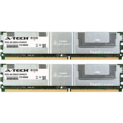 A-Tech 8GB Kit (2 x 4GB) Server RAM for HP Compaq Workstation xw6400, xw6600, xw8400, xw8600 | DDR2 667MHz PC2-5300F ECC Fully Buffered DIMM Server Memory Kit in India