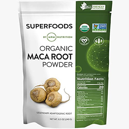 MRM - Maca Root Superfood, Organic, Non-GMO Project Verified, Vegan and Gluten-Free (8.5 oz)