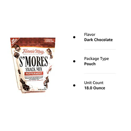 S'mores Snack Mix, Peppermint, Fannie May, 18Oz