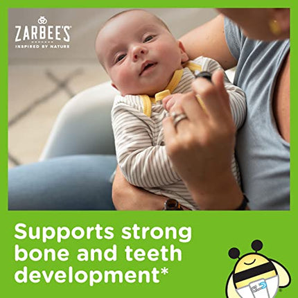 Zarbee's Vitamin D Drops for Infants, 400IU (10mcg) Baby & Toddler Liquid Supplement, Newborn & Up, Dropper Syringe Included, 0.47 Fl Oz in India
