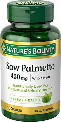 Buy Nature's Bounty Saw Palmetto 450 mg 100 Capsules in India India