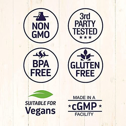 -Non GMO, Gluten-Free, BPA Free