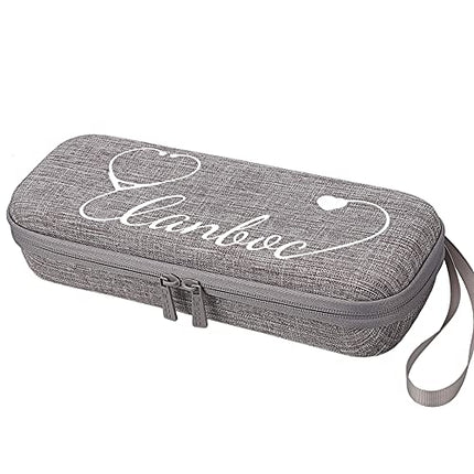 Canboc Hard Stethoscope Case Compatible with 3M Littmann Classic III, Lightweight II S.E, Cardiology IV, MDF Acoustica Stethoscope, Mesh Pocket fits Medical Scissors, Penlight, Oral Thermometer, Grey