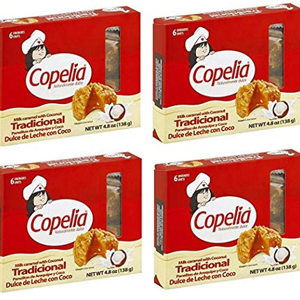 Buy COPELIA Panelita de Arequipe y Coco/Milk caramel with Coconut x 6 (138 gr.) (Pack of 4) India