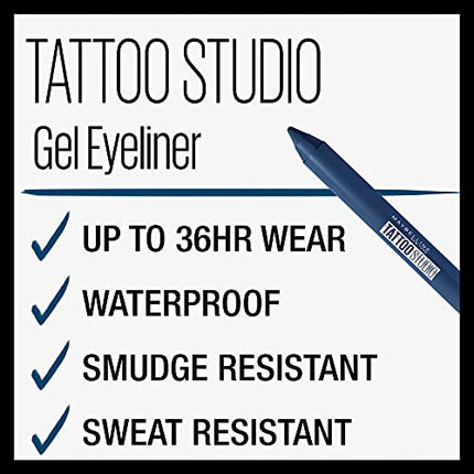 Buy Maybelline TattooStudio Sharpenable Gel Pencil Longwear Eyeliner Makeup, Deep Teal, 0.04 oz. India