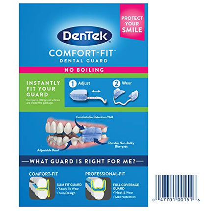 DenTek Comfort-Fit Dental Guards for Nighttime Teeth Grinding, 2 Count