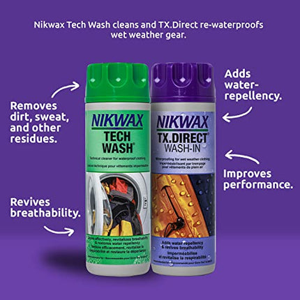 Buy Nikwax Hardshell Cleaning & Waterproofing DUO-Pack, One-Color 20 oz. / 600ml India
