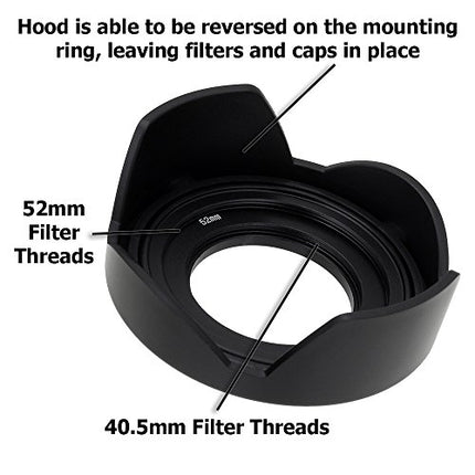 Buy Fotodiox Reversible Lens Hood Kit for Sony E PZ 16-50mm F3.5-5.6 OSS E-Mount Power Zoom Lens, Re. in India