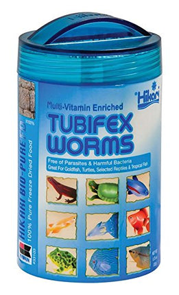 Hikari Bio-Pure Freeze Dried Tubifex Worms for Pets, 0.78-Ounce