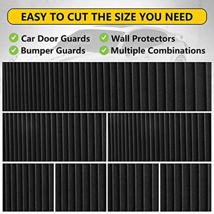 Buy Spurtar Garage Wall Protector Self-Adhesive Car Door Guards 79 x 8 x 0.6 in Ultra Thick Anti-Col in India