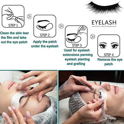 50 Pairs Under Eye Pads, Eyelash Extension Gel Patches, Lint Free DIY False Lash Extension Beauty Makeup Hydrogel Gel Eye Patches in India