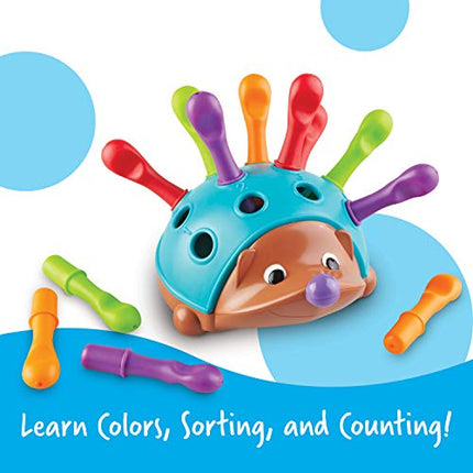 Learning Resources Spike The Fine Motor Hedgehog - 14 Pieces, Ages 18+ months Toddler Learning Toys, Fine Motor and Sensory Toys, Educational Toys for Toddlers, Montessori Toys in India