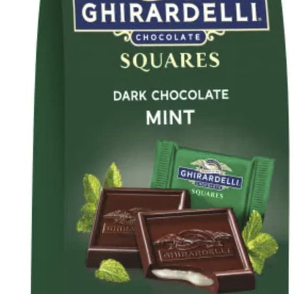 Buy Ghirardelli Dark Chocolate Squares 3 Flavor Variety Bundle, 1 each: Mint, Sea Salt Soiree, and Raspberry, (4.12-5.32 Ounces) India