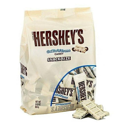 Buy Hershey's Cookies 'n' Creme Snack Size Bars, White Milk Chocolate Candy Bars, Bulk Pack 4 Pounds India
