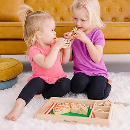 Buy Melissa & Doug Wooden Pizza Play Food Set With 36 Toppings - Pretend Food And Pizza Cutter/ Toy For Kids Ages 3+ in India India
