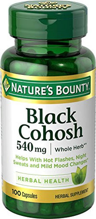 Buy Nature's Bounty, Black Cohosh, 540 mg, 100 Capsules India