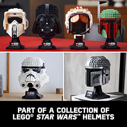 LEGO Star Wars The Mandalorian Helmet 75328 Building Set for Adults (584 Pieces)
