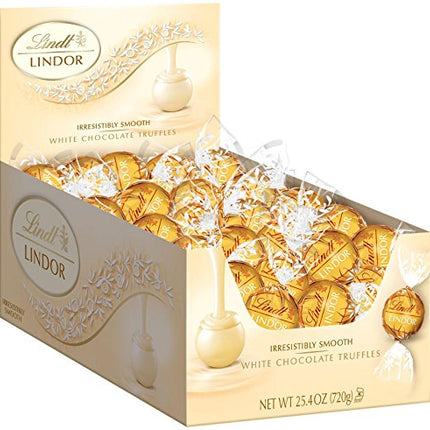 Buy Lindt Lindor Truffles - White Chocolate - 60 ct,1 ounces India