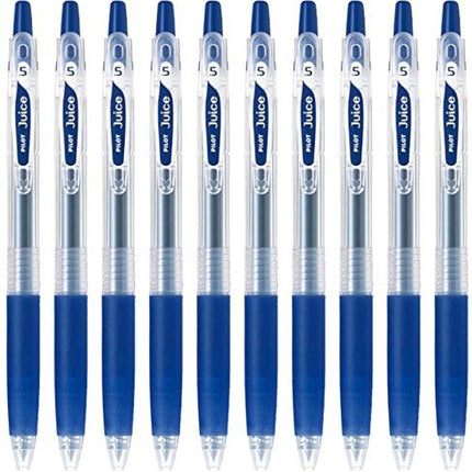 Buy Pilot Juice 0.5mm Gel Ink Ballpoint Pen, Blue Black Ink, Value Set of 10 India