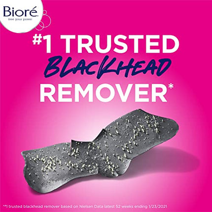 Buy Bioré Charcoal, Deep Cleansing Pore Strips, Nose Strips for Blackhead Removal on Oily Skin, with Free Shipping in India